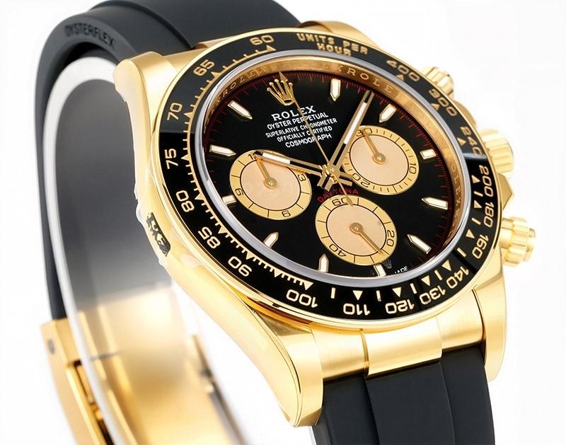 VS Factory Rolex Siyah-Altın Daytona 4131 Replika Saat — 5. fotoğraf