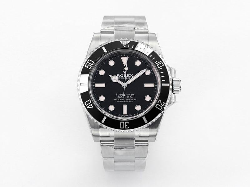 VS Factory Rolex Siyah Submariner tarihsiz 3135 replika kol saati - VS saat — 1. fotoğraf
