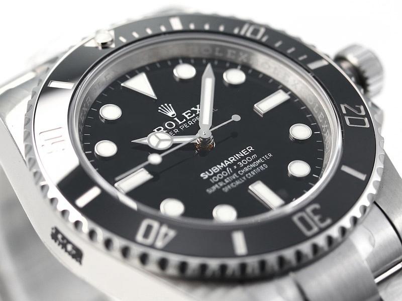 VS Factory Rolex Siyah Submariner tarihsiz 3135 replika kol saati - VS saat — 4. fotoğraf