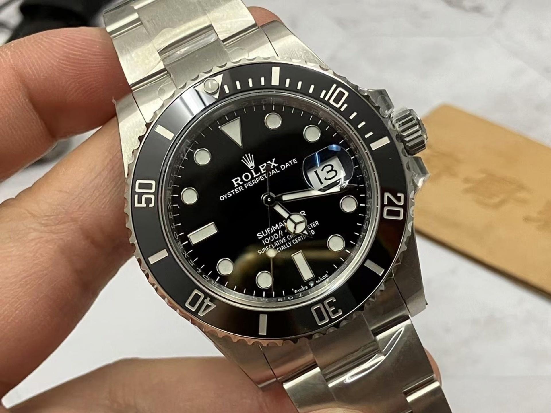 VS Factory Rolex üçüncü nesil 41 mm Black Su Hayaleti nasıl seçilir? İkinci nesil 40 mm Black Su Hayaleti ile arasındaki fark nedir? — 3. fotoğraf
