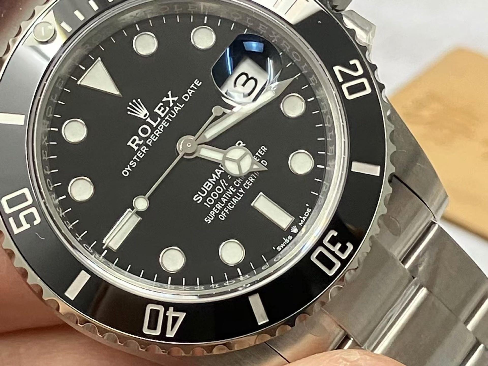 VS Factory Rolex üçüncü nesil 41 mm Black Su Hayaleti nasıl seçilir? İkinci nesil 40 mm Black Su Hayaleti ile arasındaki fark nedir? — 6. fotoğraf