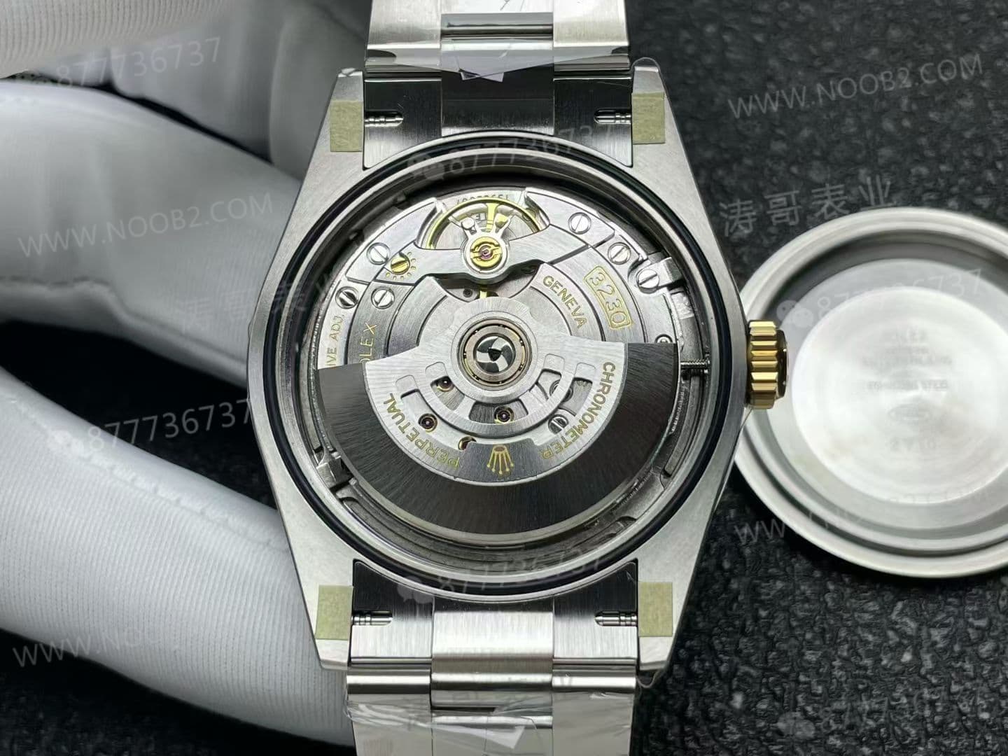 VS Factory Rolex yeni çift renkli altın Oyster Perpetual 100. yıl versiyonunun işçiliği nasıl? — 6. fotoğraf