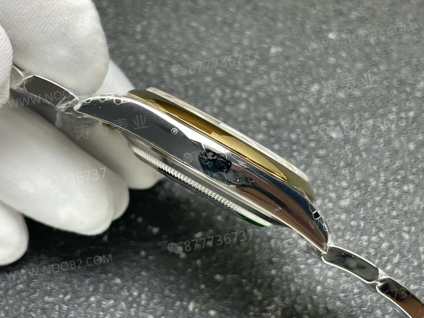 VS Factory Rolex yeni çift renkli altın Oyster Perpetual 100. yıl versiyonunun işçiliği nasıl? — 8. fotoğraf