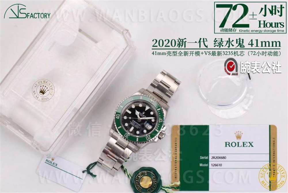 VS Factory Rolex yeni Submariner "3235 mekanizma" işçilik incelemesi — 1. fotoğraf