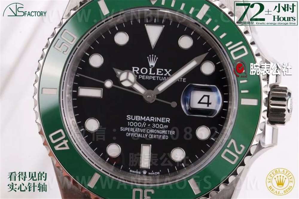 VS Factory Rolex yeni Submariner "3235 mekanizma" işçilik incelemesi — 4. fotoğraf