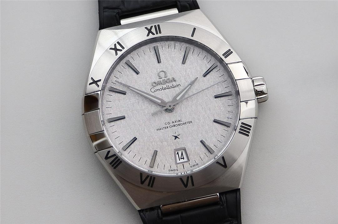 VS Factory SBF Omega Constellation ipek gümüş kadran 8900 mekanizma kısa incelemesi — 2. fotoğraf