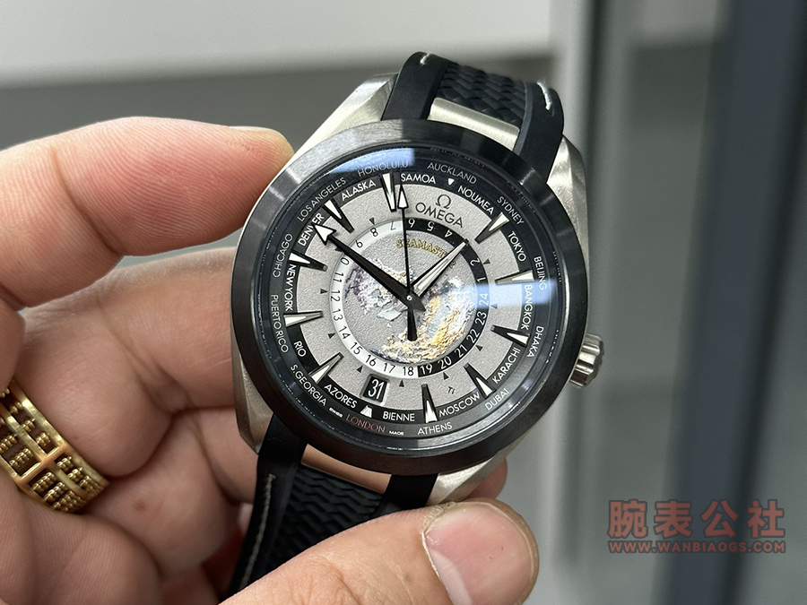 VS Factory Seamaster 150 titanyum kasa siyah dünya saati replika saat nasıl - VS Omega — 1. fotoğraf