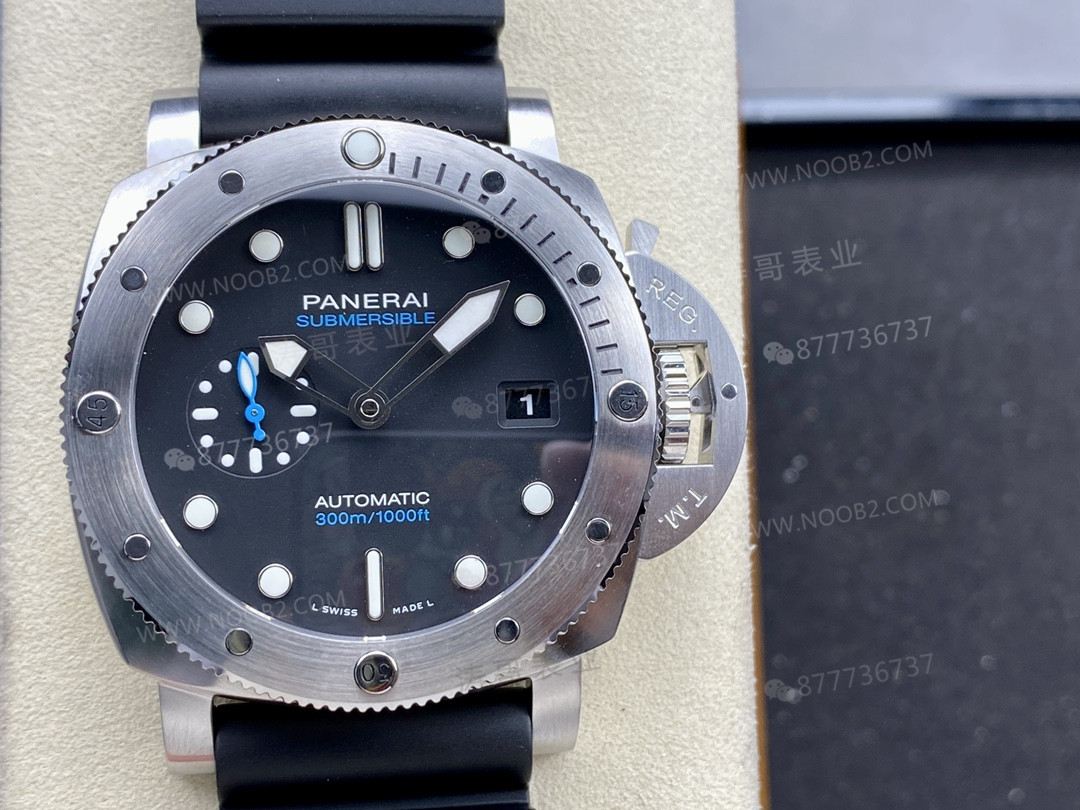 VS Factory(SBF)Panerai Submersible 1229 P900 mekanizmalı: gerçeğe benzerliği nasıl? — 1. fotoğraf