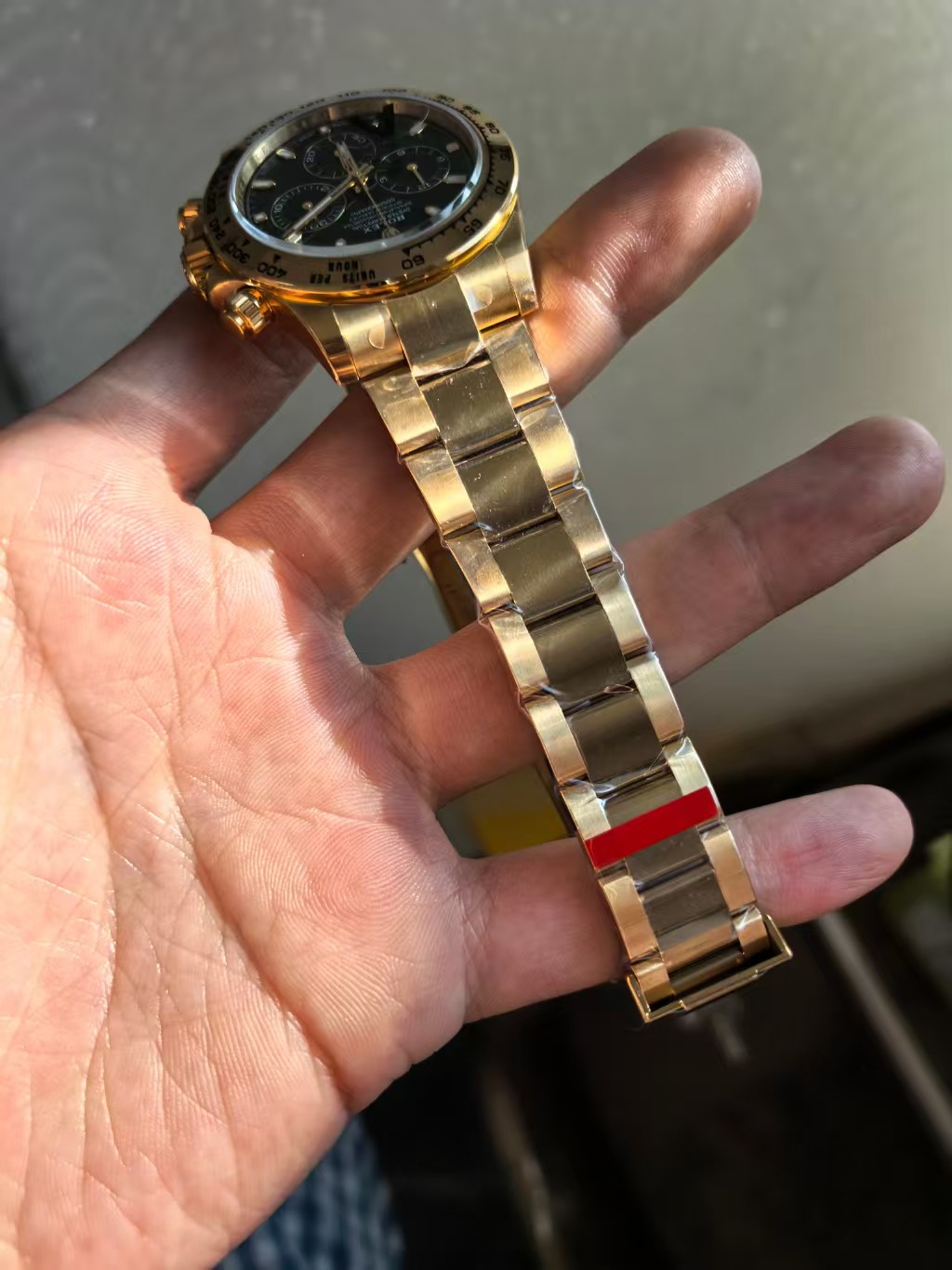 VSF Daytona Yellow Gold Green Dial V3 — 12. fotoğraf