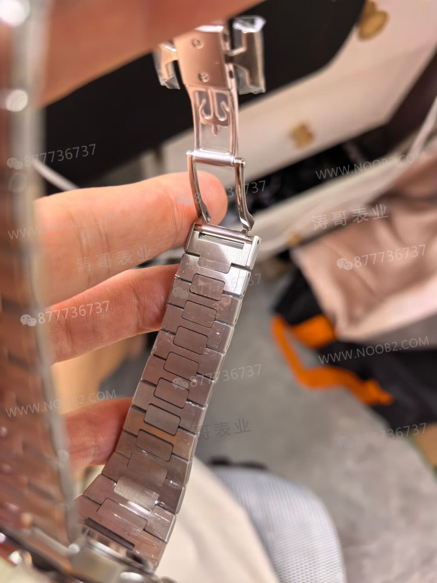 WS Factory tam modifiyeli Patek Philippe Nautilus 5712 SW kadranı, dolu orta aks, mat yüzeyli mooniphase kadranı ile bir çırpıda hedefe ulaşıyor mu? — 19. fotoğraf