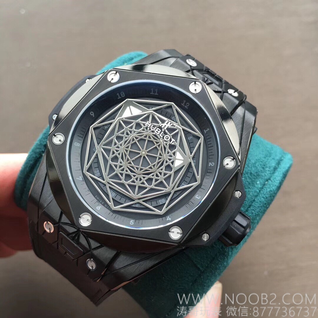 WWF Factory Hublot Big Bang Sang Bleu Tattoo İncelemesi: Sektördeki ilk gerçek titanyum SangBleu saati — 9. fotoğraf