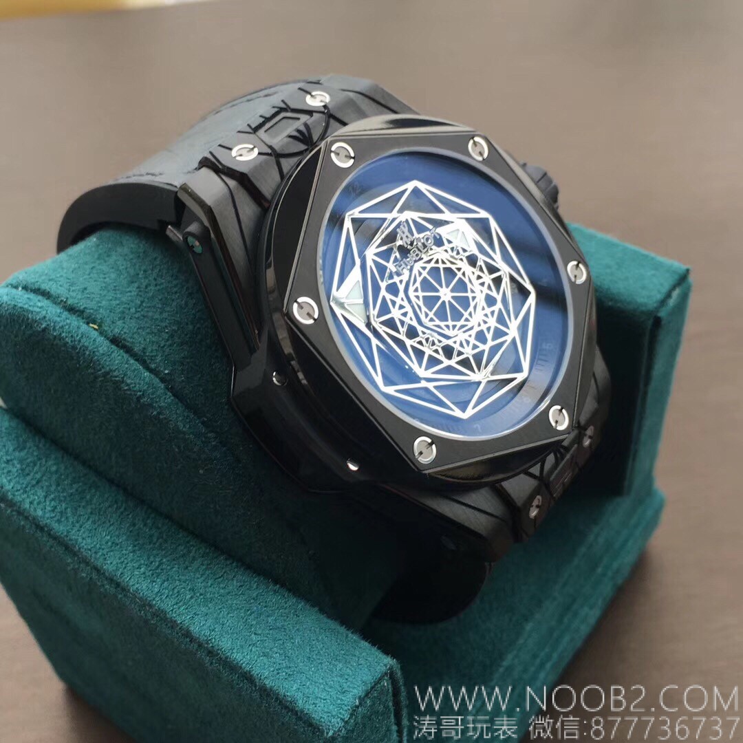 WWF Factory Hublot Big Bang Sang Bleu Tattoo İncelemesi: Sektördeki ilk gerçek titanyum SangBleu saati — 10. fotoğraf