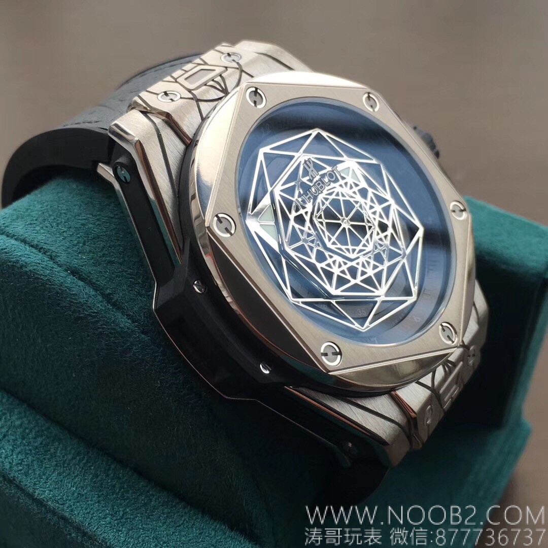 WWF Factory Hublot Big Bang Sang Bleu Tattoo İncelemesi: Sektördeki ilk gerçek titanyum SangBleu saati — 11. fotoğraf