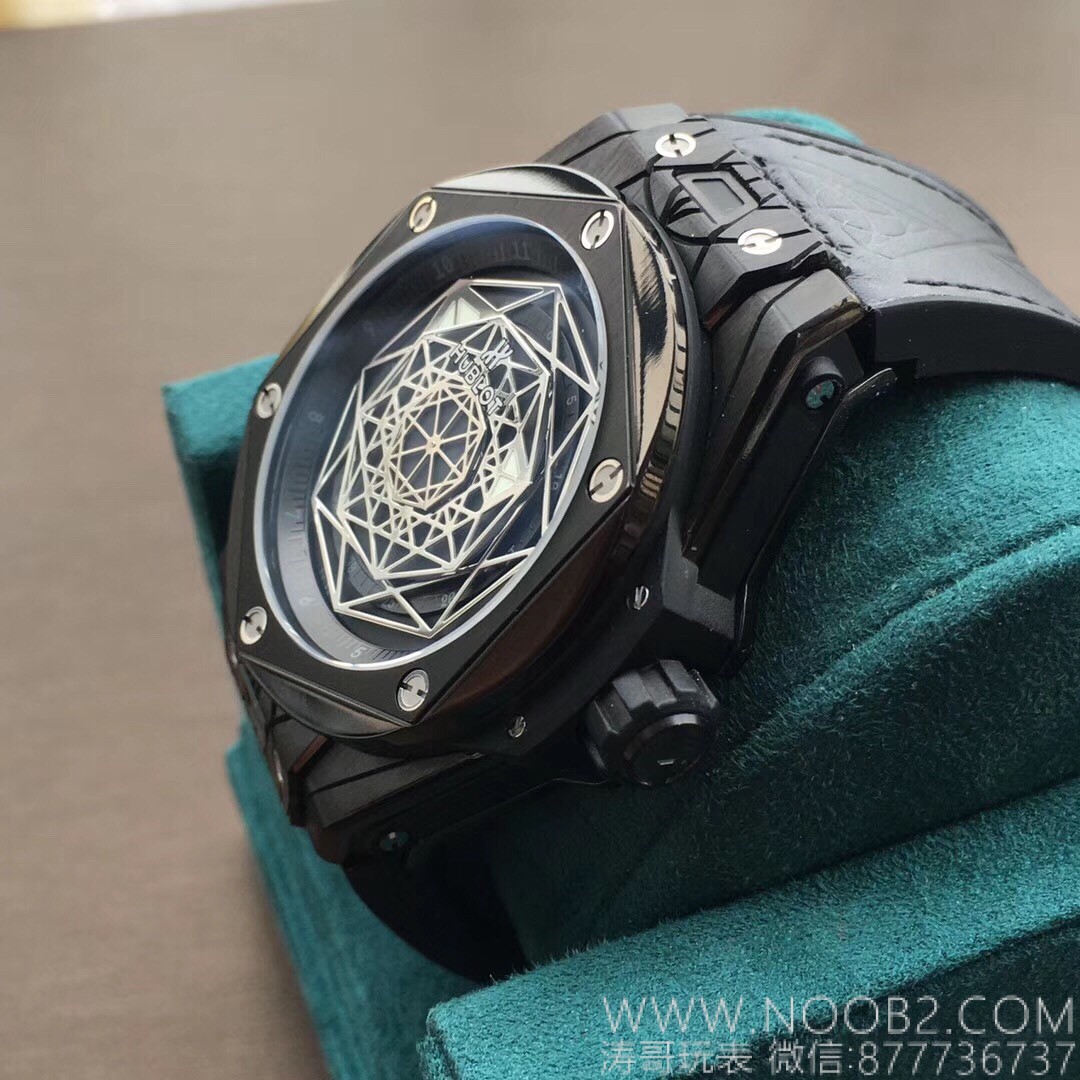 WWF Factory Hublot Big Bang Sang Bleu Tattoo İncelemesi: Sektördeki ilk gerçek titanyum SangBleu saati — 14. fotoğraf