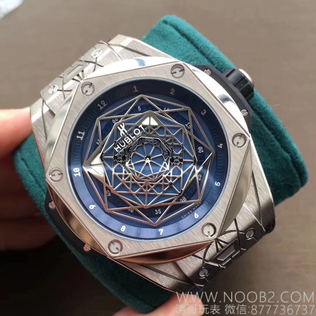 WWF Factory Hublot Big Bang Sang Bleu Tattoo İncelemesi: Sektördeki ilk gerçek titanyum SangBleu saati — 22. fotoğraf