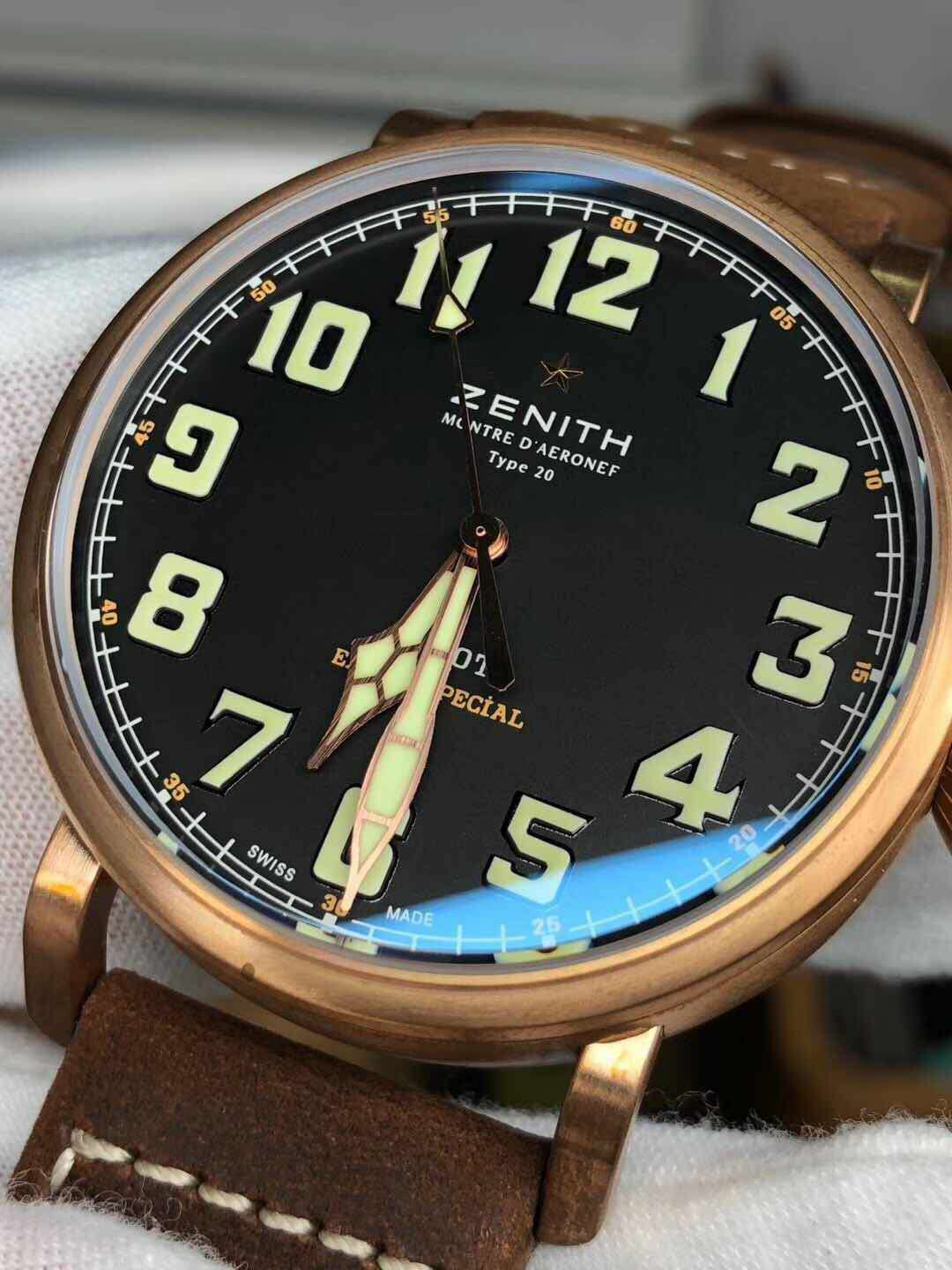 Replika Zenith Extra Special Bronz Saat