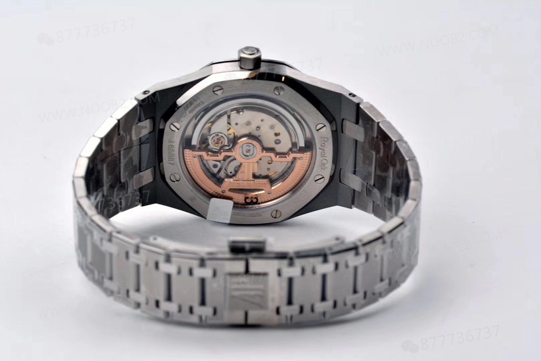 XF Factory Audemars Piguet 15202ip füme mavi kadran saat incelemesi — 9. fotoğraf