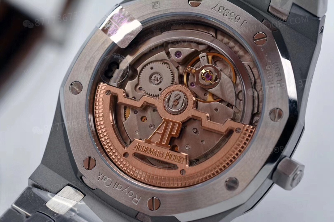 XF Factory Audemars Piguet 15202ip füme mavi kadran saat incelemesi — 10. fotoğraf