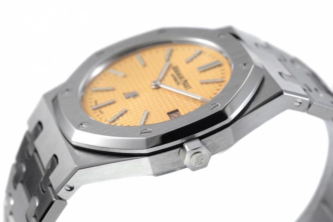 XF Factory Audemars Piguet Royal Oak 15202 rose gold kadranlı saat nasıl? — 7. fotoğraf