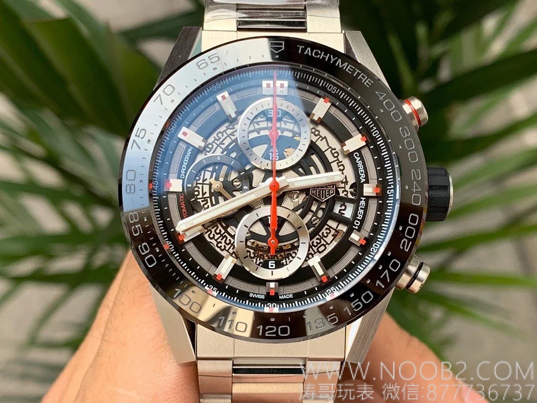 XF Factory TAG Heuer Carrera 01 Tam İskelet Kronograf Detaylı İnceleme — 2. fotoğraf