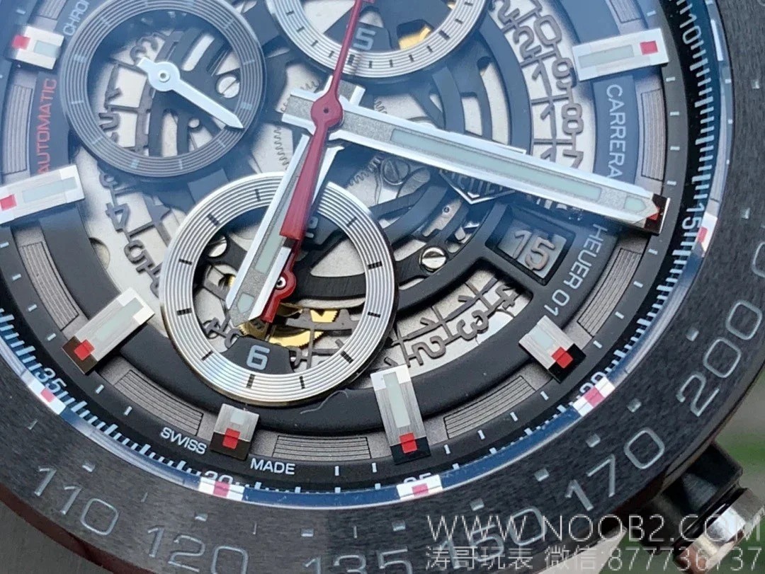 XF Factory TAG Heuer Carrera 01 Tam İskelet Kronograf Detaylı İnceleme — 16. fotoğraf