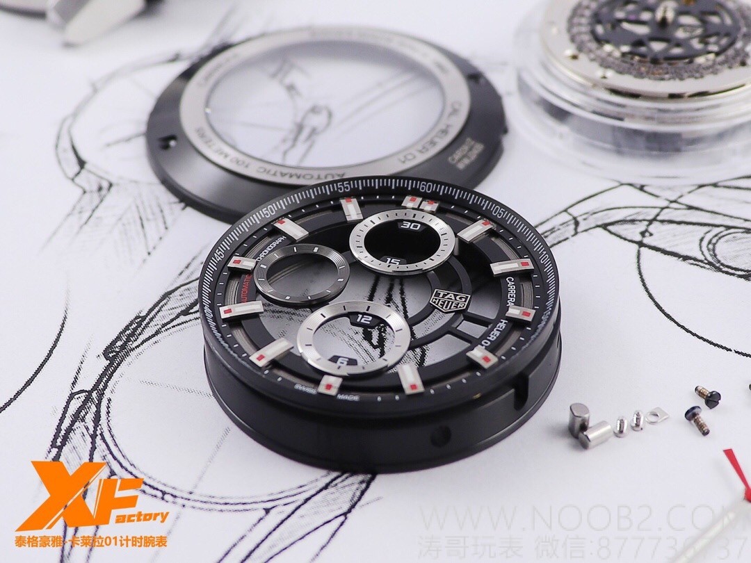 XF Factory TAG Heuer Carrera 01 Tam İskelet Kronograf Detaylı İnceleme — 20. fotoğraf