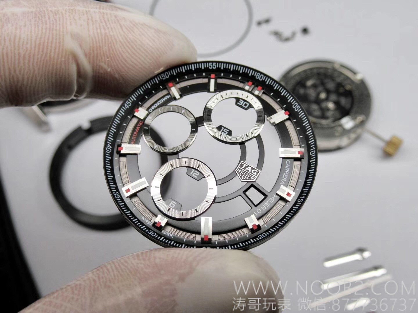 XF Factory TAG Heuer Carrera 01 Tam İskelet Kronograf Detaylı İnceleme — 21. fotoğraf