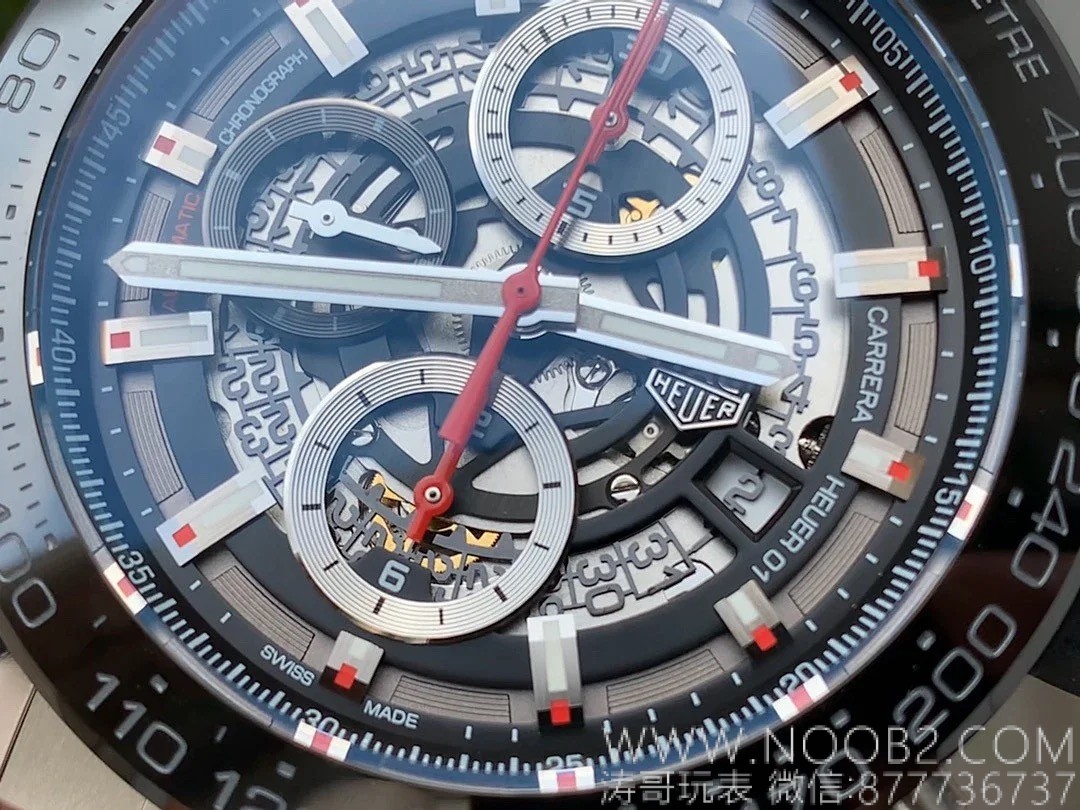 XF Factory TAG Heuer Carrera 01 Tam İskelet Kronograf Detaylı İnceleme — 26. fotoğraf