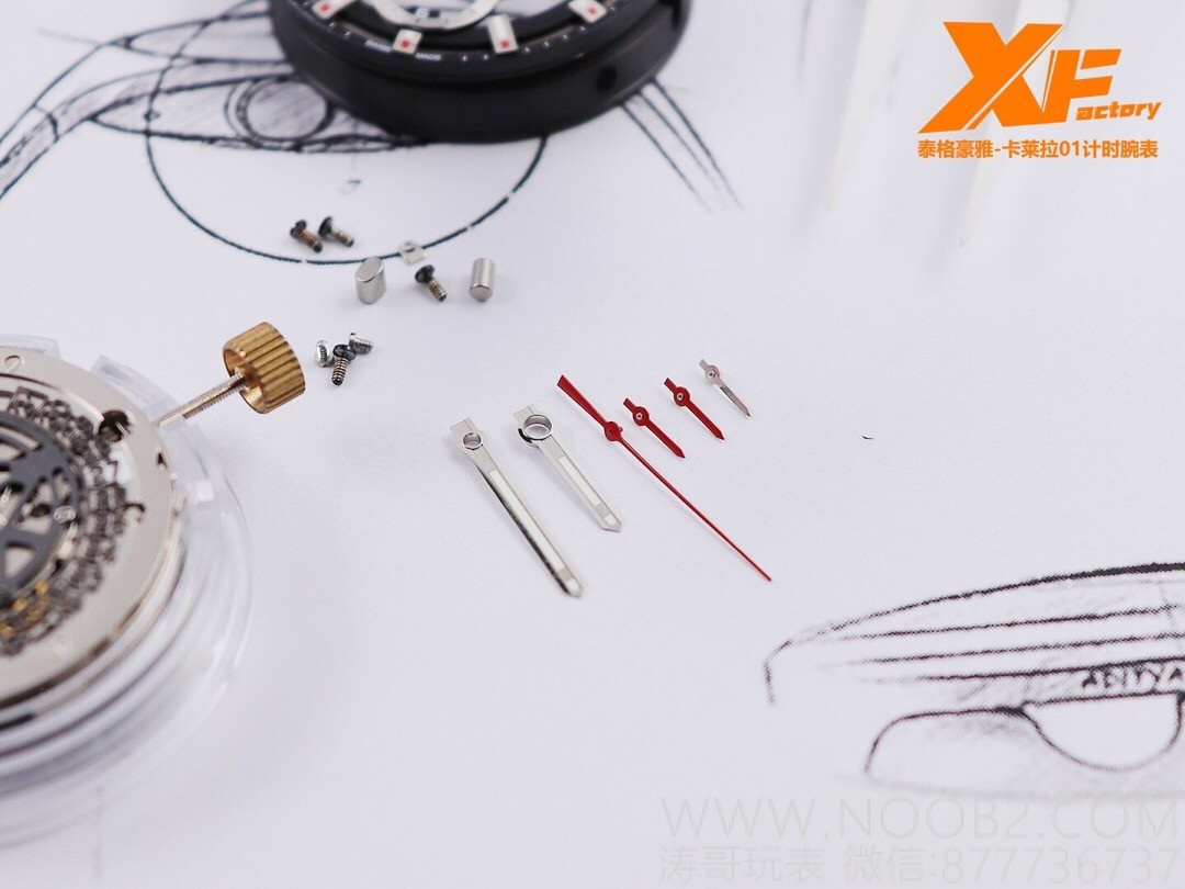 XF Factory TAG Heuer Carrera 01 Tam İskelet Kronograf Detaylı İnceleme — 27. fotoğraf