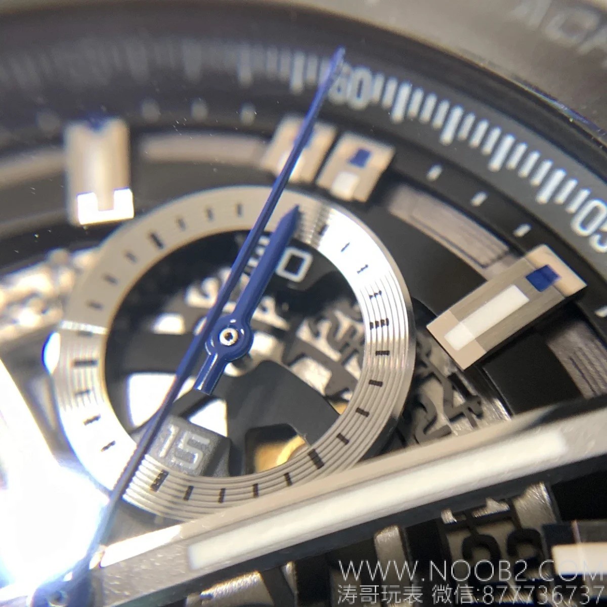 XF Factory TAG Heuer Carrera 01 Tam İskelet Kronograf Detaylı İnceleme — 29. fotoğraf