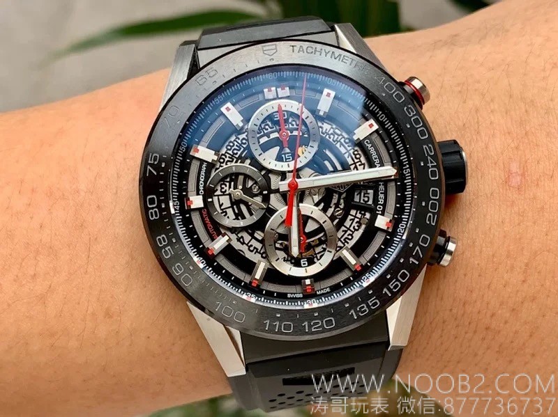 XF Factory TAG Heuer Carrera 01 Tam İskelet Kronograf Detaylı İnceleme — 40. fotoğraf