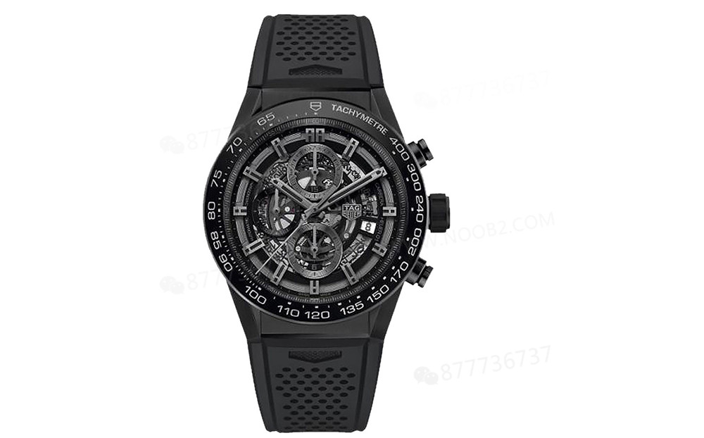 XF Factory TAG Heuer Carrera Black Knight Seramik Kronografın İşçilik İncelemesi — 2. fotoğraf