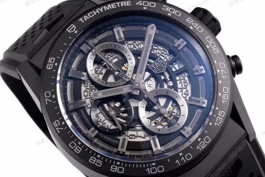 XF Factory TAG Heuer Carrera Seramik Black Knight Saat İncelemesi — 4. fotoğraf