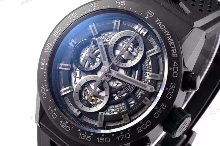 XF Factory TAG Heuer Carrera Seramik Black Knight Saat İncelemesi — 5. fotoğraf