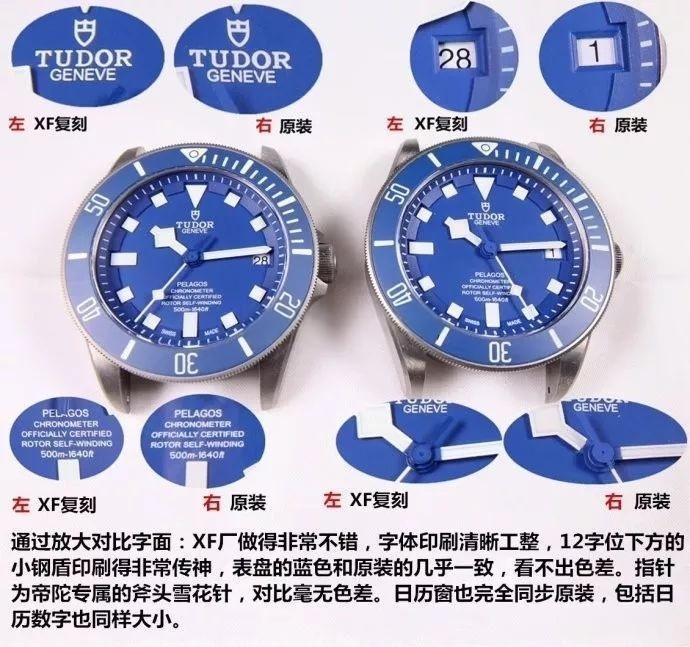 XF Factory Tudor mavi kar tanesi savaş baltası Pelagos serisi 25600TB kaç para? Gerçek-replika karşılaştırması ve orijinal inceleme — 11. fotoğraf