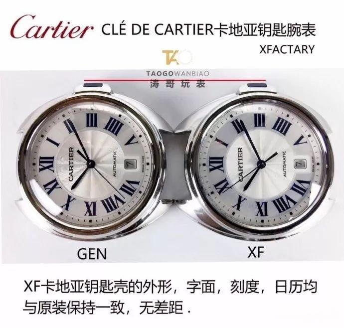 XF Factory V2 Cartier Clé Serisi WGCL0005 Kol Saati Orijinal Karşılaştırmalı İncelemesi — 6. fotoğraf