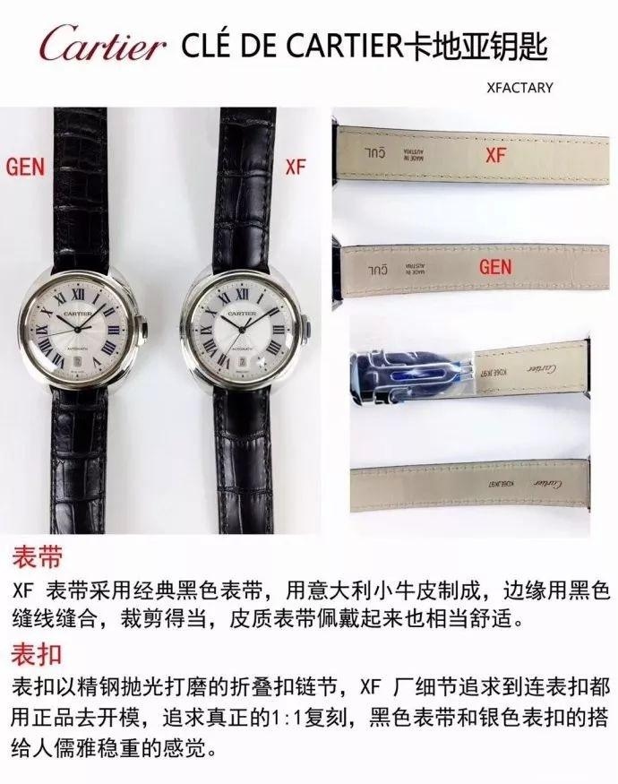 XF Factory V2 Cartier Clé Serisi WGCL0005 Kol Saati Orijinal Karşılaştırmalı İncelemesi — 14. fotoğraf