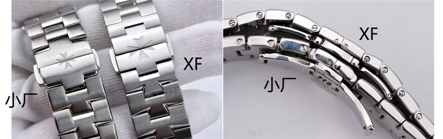 XF Factory Vacheron Constantin Overseas 2000V, küçük fabrika versiyonuyla karşılaştırma: hangisi daha üstün? — 11. fotoğraf