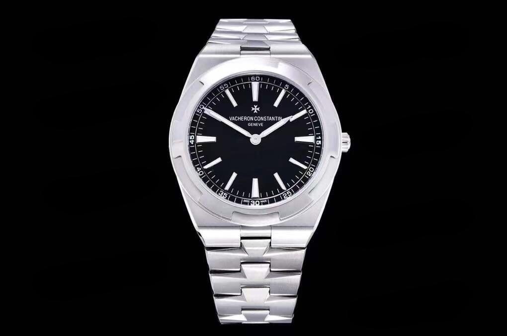 XF Factory Vacheron Constantin Overseas 2000V Siyah Kadranlı Ultra İnce Saat İncelemesi — 1. fotoğraf