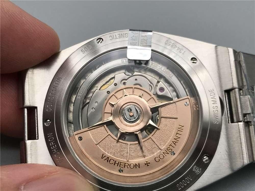 XF Factory Vacheron Constantin Overseas 2000V Ultra İnce «Siyah Kadran» İşçilik İncelemesi — 8. fotoğraf