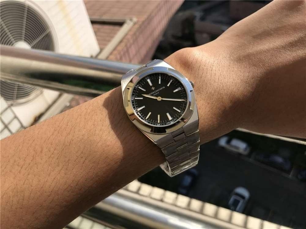 XF Factory Vacheron Constantin Overseas 2000V Ultra İnce «Siyah Kadran» İşçilik İncelemesi — 13. fotoğraf