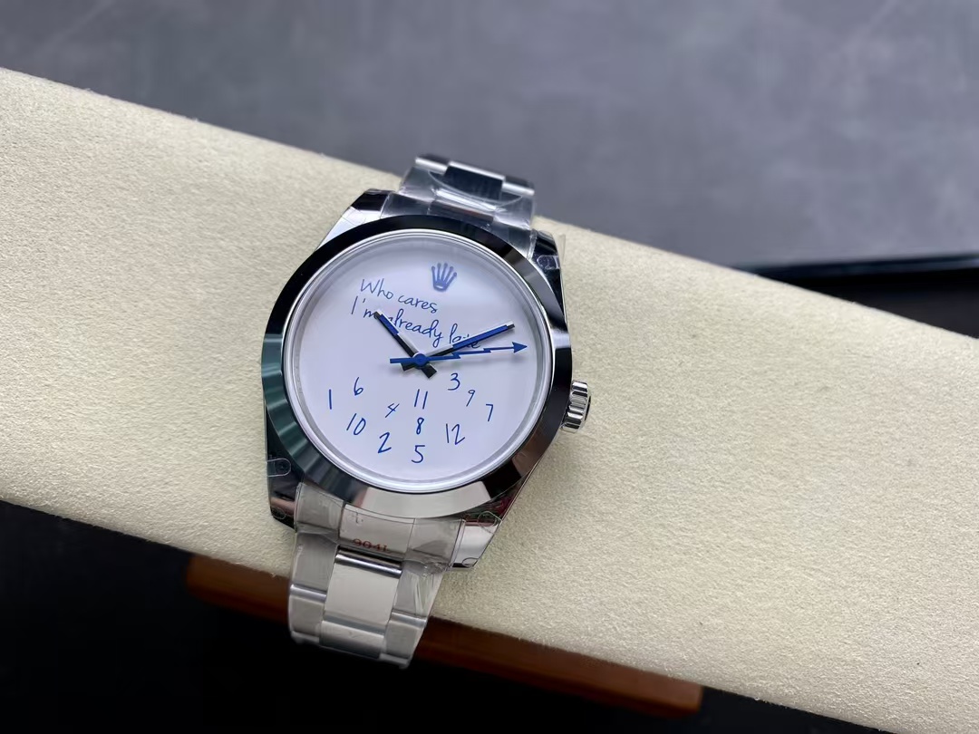 Who Cares I am Already Late Rolex Replika