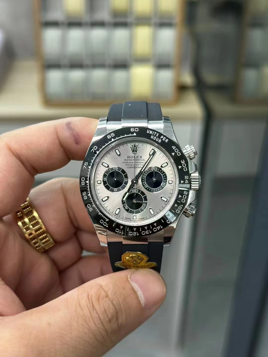 Altın Factory Rolex Gri Daytona Replika