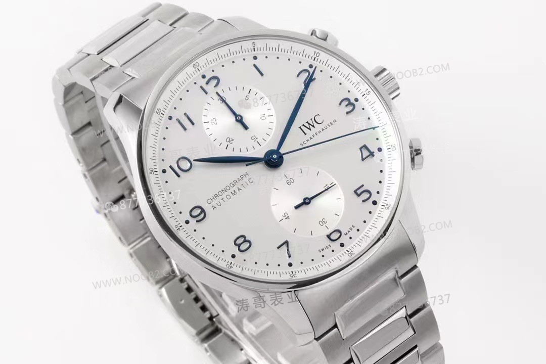 Yeni ZF Factory IWC Portugieser Kronograf çelik bilezik modeli IW371617 incelemesi — 3. fotoğraf