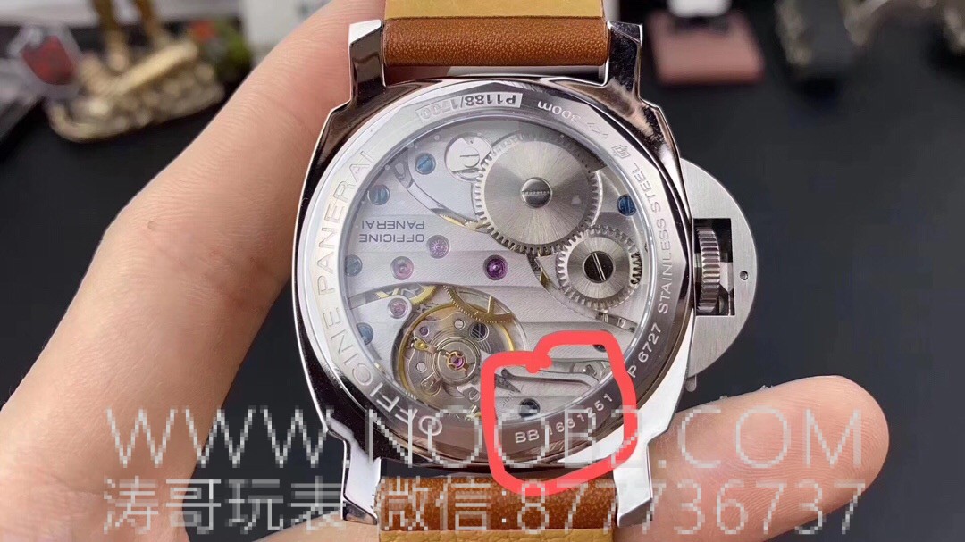 Yükseltilmiş N Factory Panerai 111, NFC özellikli bu replika saat nasıl? Nasıl doğrulanır? — 13. fotoğraf