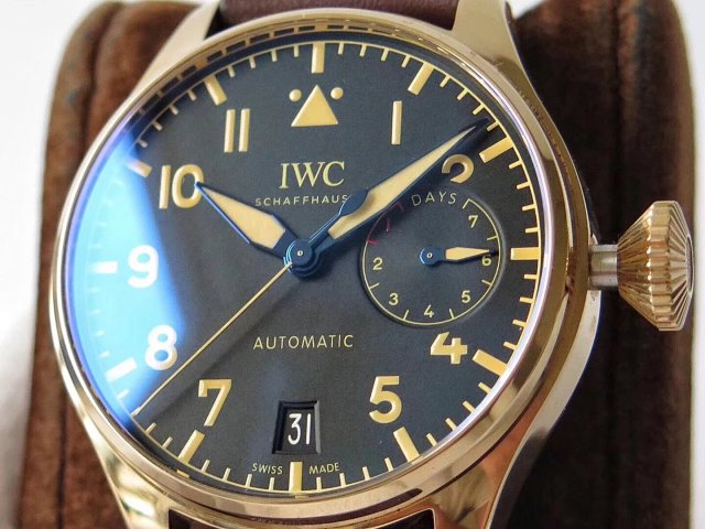 Replika IWC Kahverengi Kadran