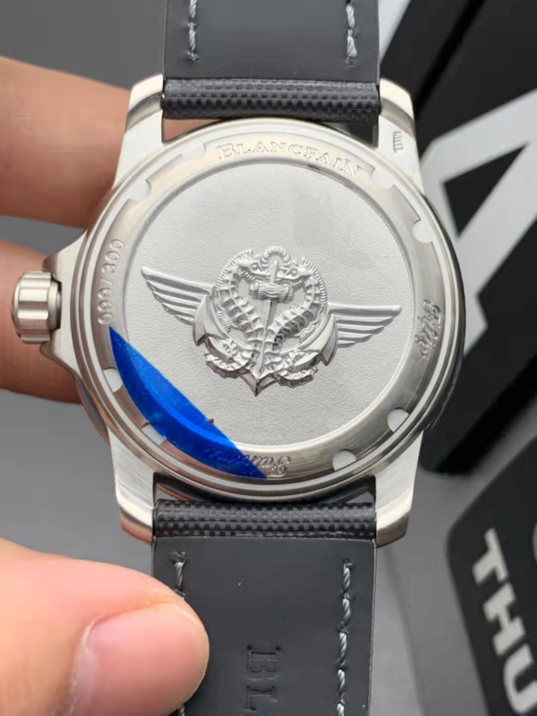 Blancpain Fifty Fathoms Nageurs de Combat Kasa Arkası