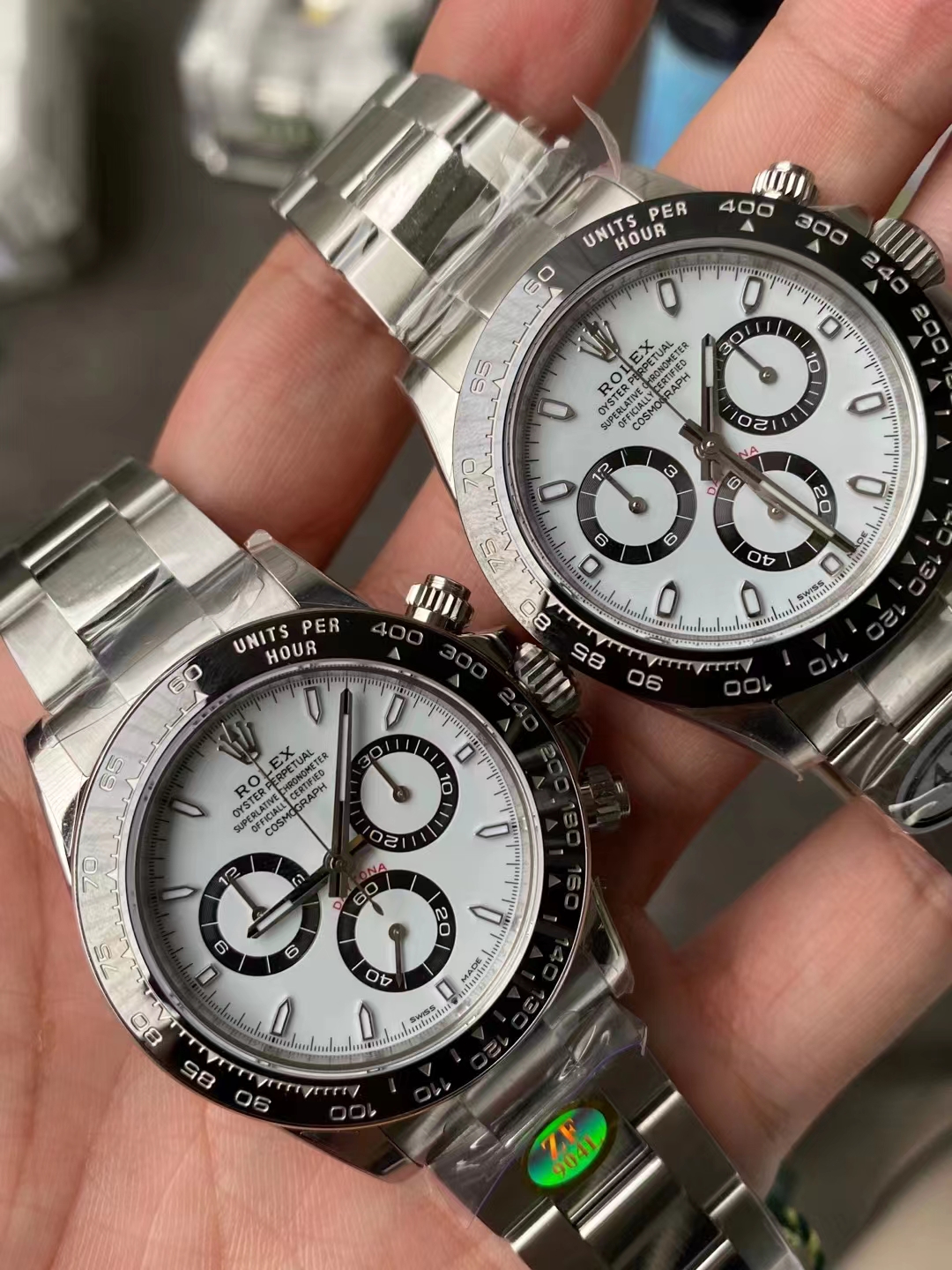 Z Factory Shanghai 4130 Mekanizmalı Replica Rolex Daytona 126500 — 16. fotoğraf
