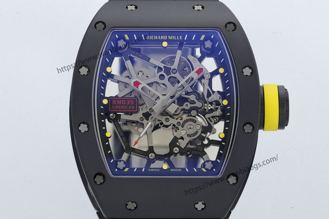 ZF 2025 iddialı yapımı: Pazarın en üst donanımlı 2025 versiyonu geliyor — Richard Mille erkek serisi RM035 «Büyük Boğa», üst düzey saatçilik işçiliğiyle bilekteki sanatı yeniden yorumluyor! — 2. fotoğraf