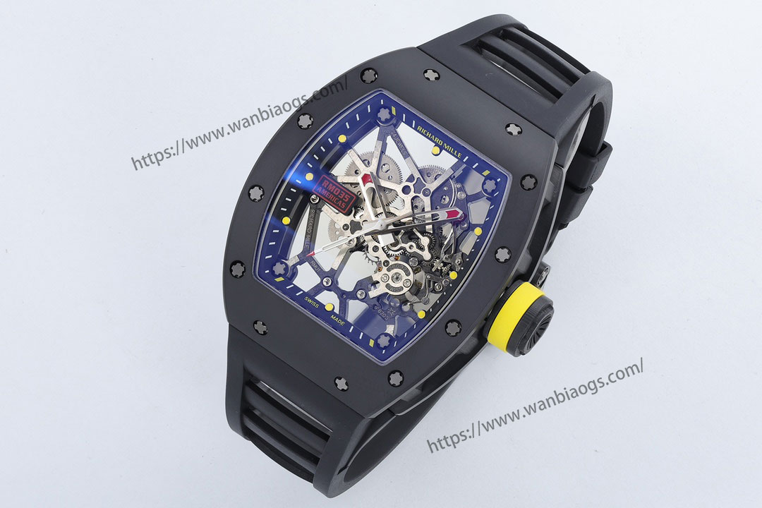 ZF 2025 iddialı yapımı: Pazarın en üst donanımlı 2025 versiyonu geliyor — Richard Mille erkek serisi RM035 «Büyük Boğa», üst düzey saatçilik işçiliğiyle bilekteki sanatı yeniden yorumluyor! — 4. fotoğraf